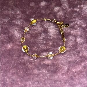 Debbie Reed Heidi Bracelet Beads and Crystal Women's Bracelet - Gold